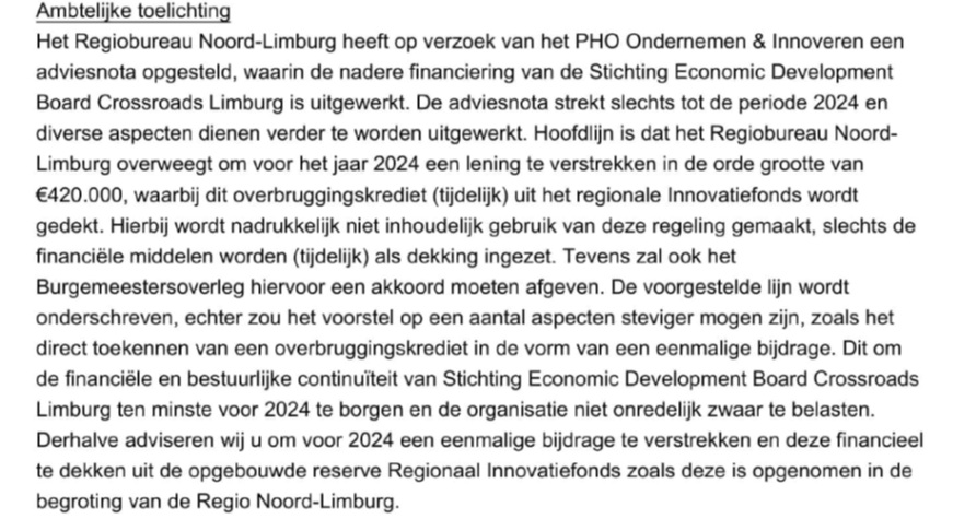 Burgemeesters redden failliet Crossroads Limburg 7