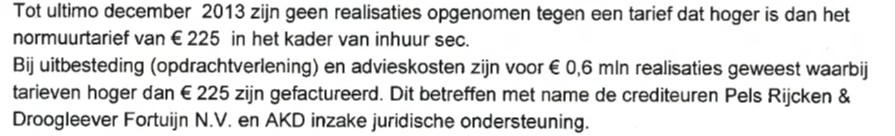 Non transparantie en geldverkwisting 2